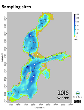 Sampling sites 2016